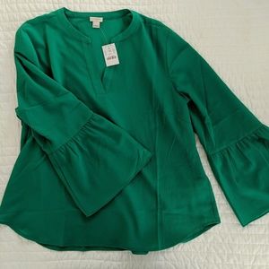 Bell Sleeve • 3/4 • J Crew Blouse